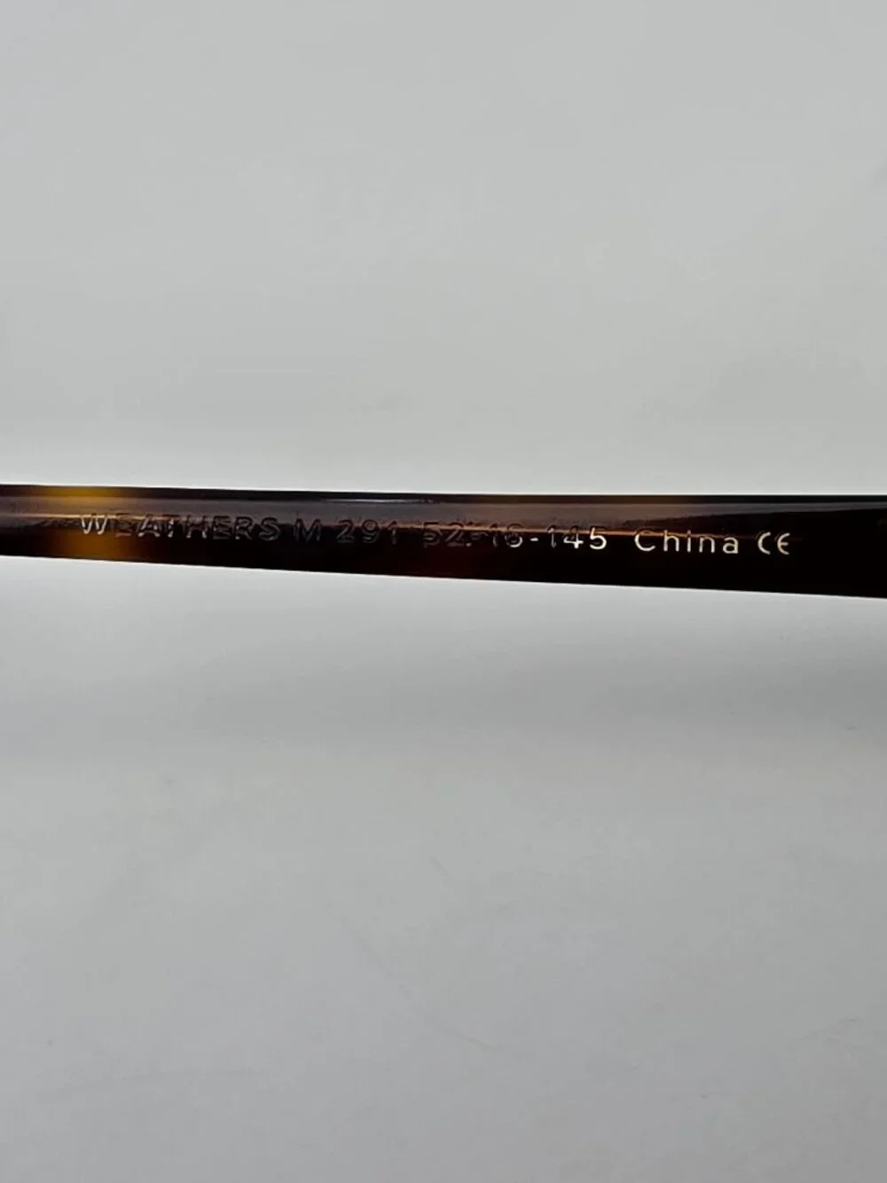 Warby Parker Weathers M 291 Rye Tortoise Eyeglasses Frame 52-16-145